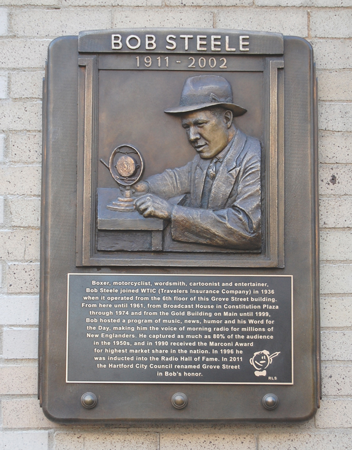 Bob Steele plaque