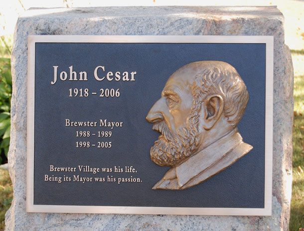 john cesar plaque