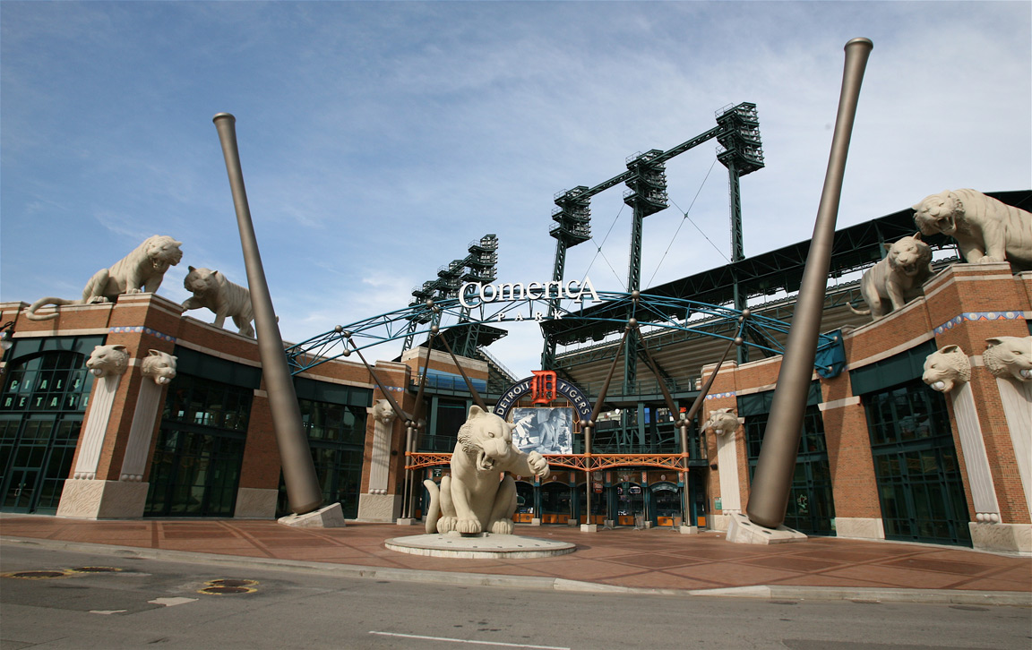 comerica park tiger stadium