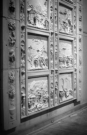 ghiberti door plaster